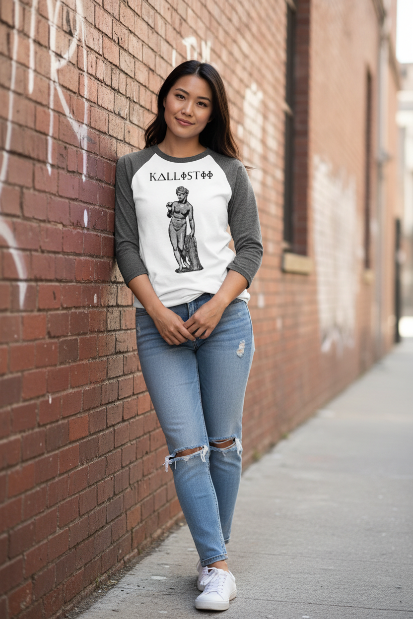 Aphrodite HEATHER CHARCOAL Sleeves #1 - Asian Female Model