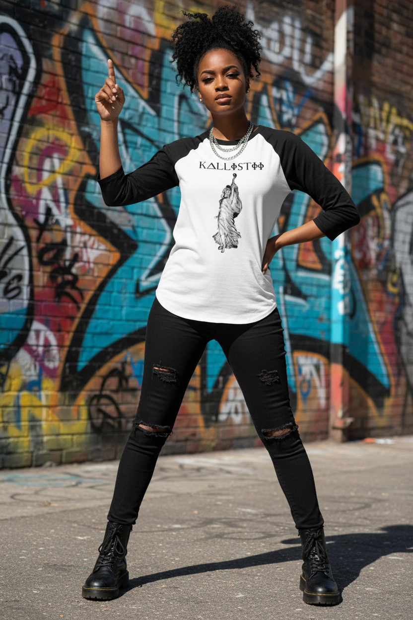 Eris BLACK Sleeves #1 - Black Female Model