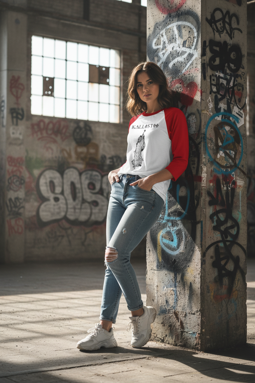 Eris RED Sleeves #2 - White Female Model