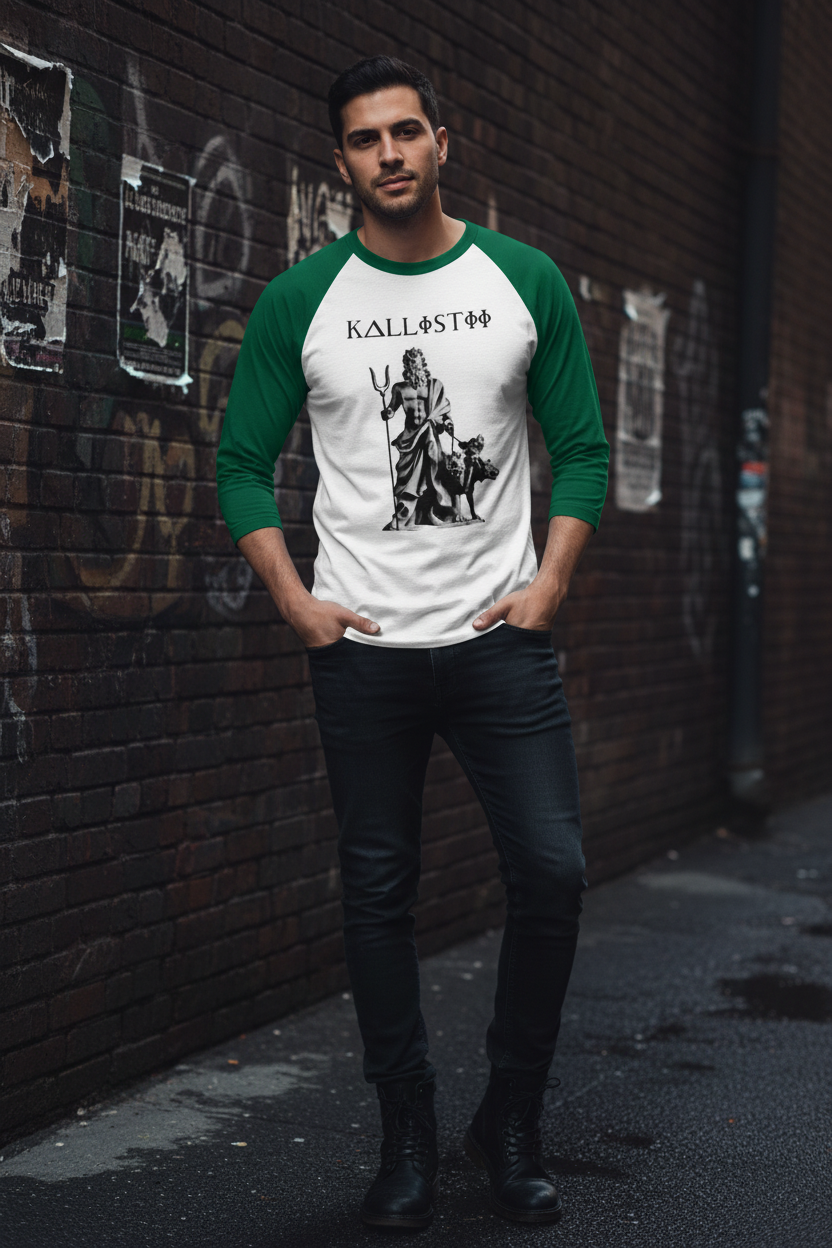 Hades KELLY GREEN Sleeves #1 - Middle Eastern Male Model