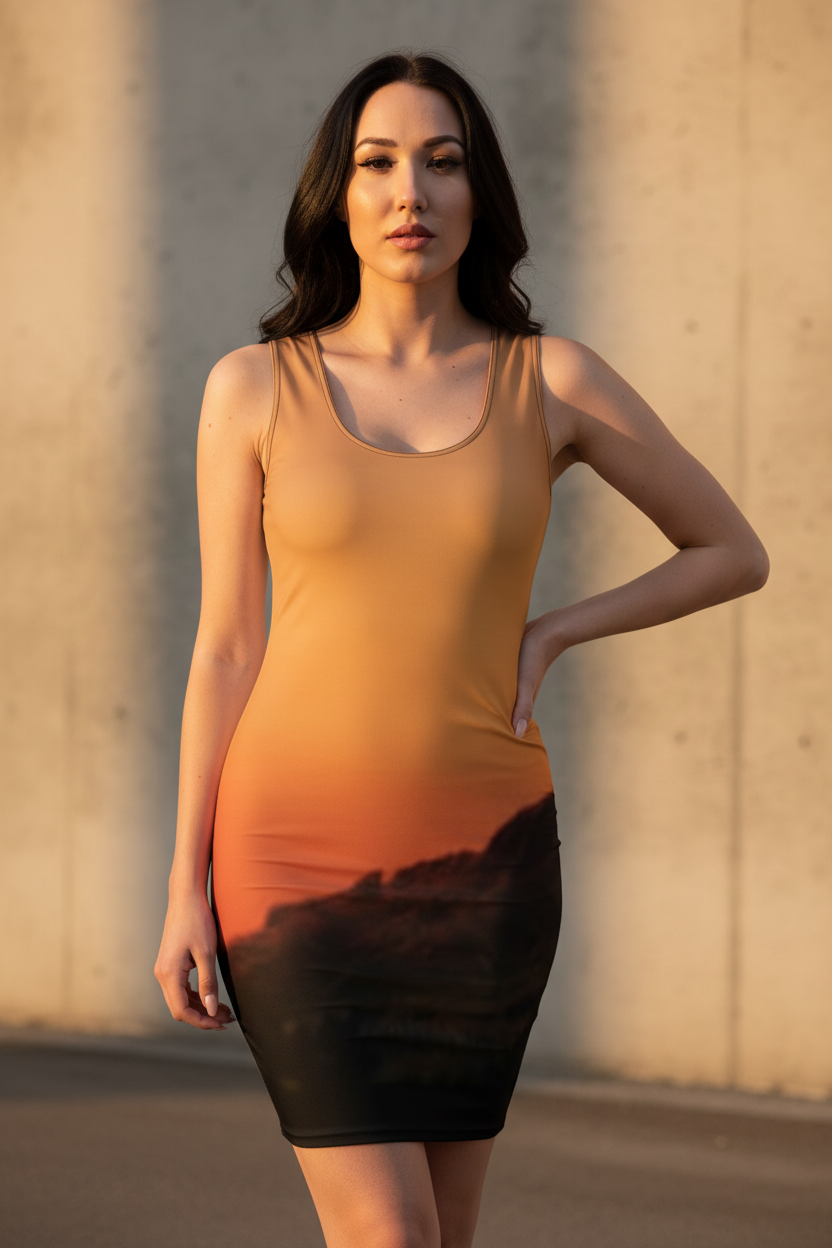 Mesa Dress #5 - Middle Eastern Female Model