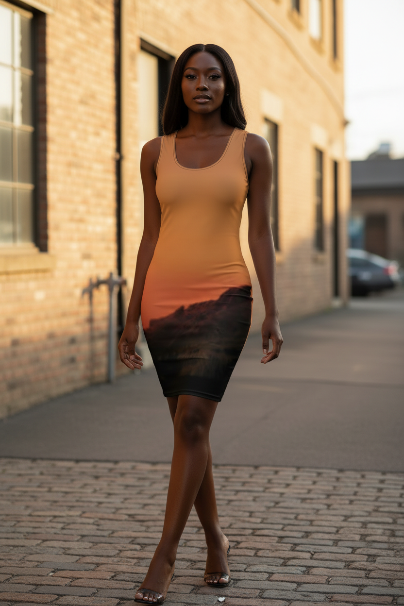 Mesa Dress - Walking Pose