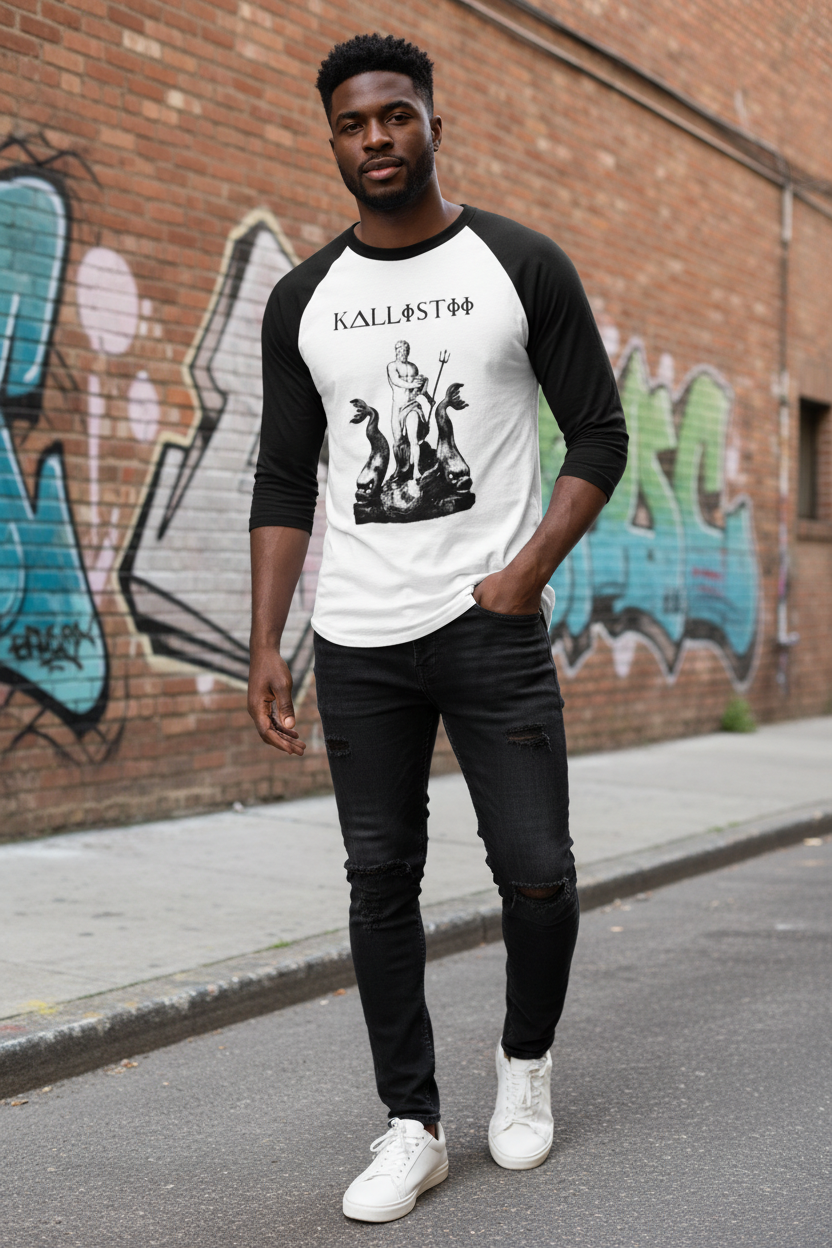 Poseidon - Black Male, Brick Wall & Graffiti